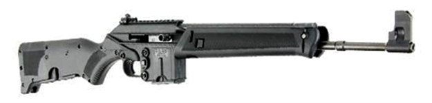 Picture of  Kel-Tec Su16bblk Su-16  5.56X45mm Nato Caliber With 16" Barrel, 10+1 Capacity, Black Metal Finish, Black Fixed Storage Compartment Stock Right Hand 640832000825