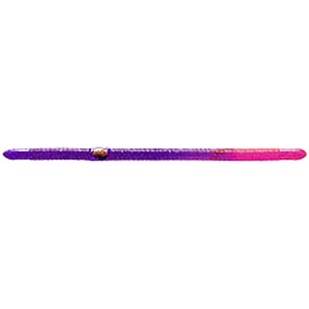 Picture of Kellys Fire Tail Pre-Rigged Plastic Worm, 5 1/2", 3 #6 Hooks, Purple Firetail