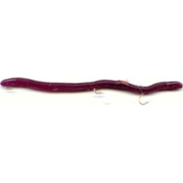 Picture of Kellys Pier Boy Special Pre-Rigged Plastic Worm, 5 1/2", 3 #6 Hooks, Orchid Petal