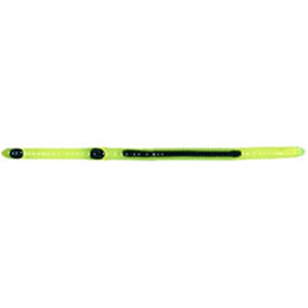 Picture of Kellys Striper Pre-Rigged Plastic Worm, 5 1/2", 3 SZ 6 Hooks, Chartreuse/Black