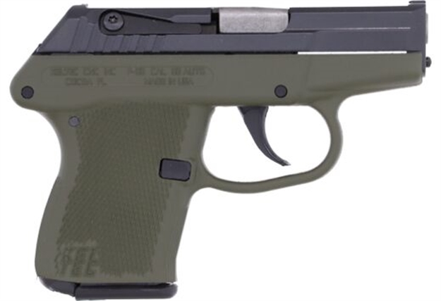 Picture of  Kel-Tec P32bgrn P-32  32 Acp Caliber With 2.68" Barrel, 7+1 Capacity, Green Finish Aluminum Frame, Serrated Blued Steel Slide & Green Polymer Grip 640832000467