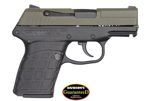 Picture of Keltec Pf9 9Mm DA FS 7Rds Green Slide/Black Grip