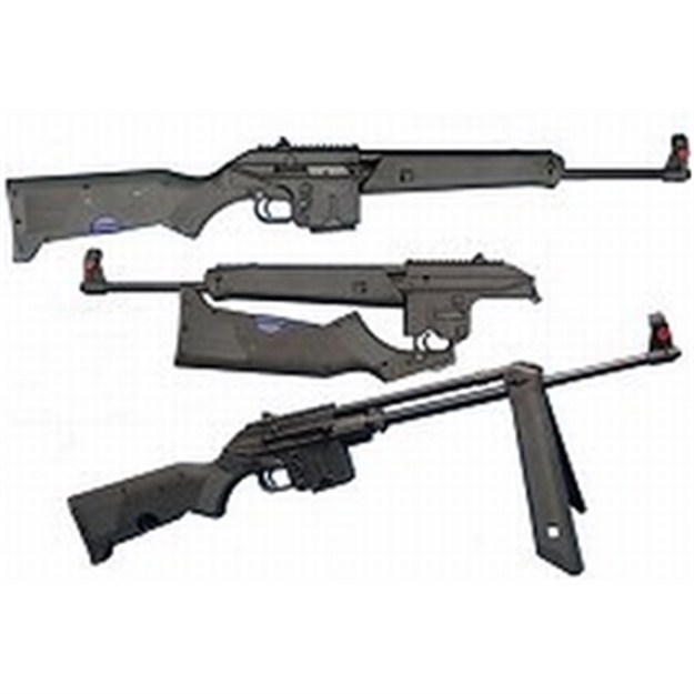 Picture of Kel-Tec Su16blk Su-16 Sport Utility 5.56X45mm Nato Caliber With 18.50" Barrel, 10+1 Capacity, Black Metal Finish, Black Fixed Storage Compartment Stock Right Hand SU16ABLK