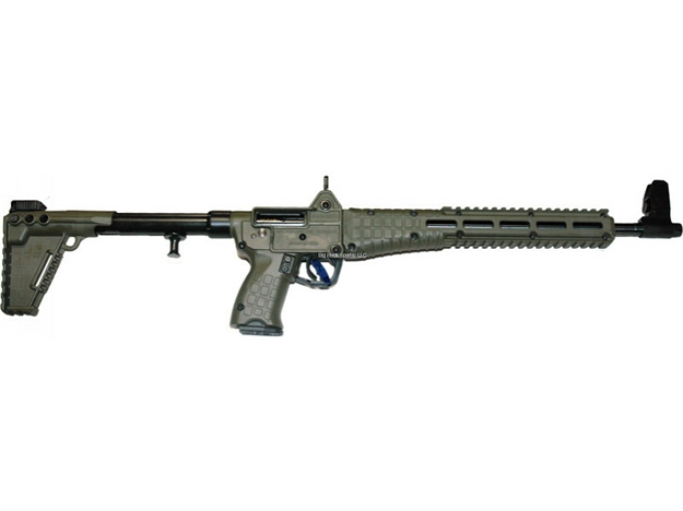 Picture of Keltec Sub-2000 Semi Auto Rifle 9Mm 16.1" Bbl, Green, Synthetic Stock, 10+1 Rnd SUB2K9GLK17BGRN 640832002317