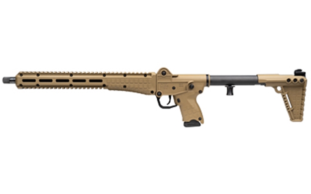Picture of  Kel-Tec Sub2k9glktan10 Sub2000 Gen3 9Mm Luger 10+1 16.15" Black Steel Threaded Barrel, Tan Picatinny Rail Aluminum Receiver, M-Lok Handguard, Tan Synthetic Folding Stock, Black Polymer Grip 640832009637