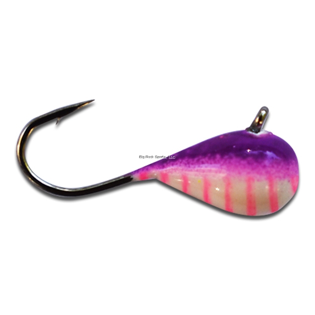 Picture of Kenders 4Mm - #10 Hook Glow Crappie Provoke White Pink Purple Tungsten Jig