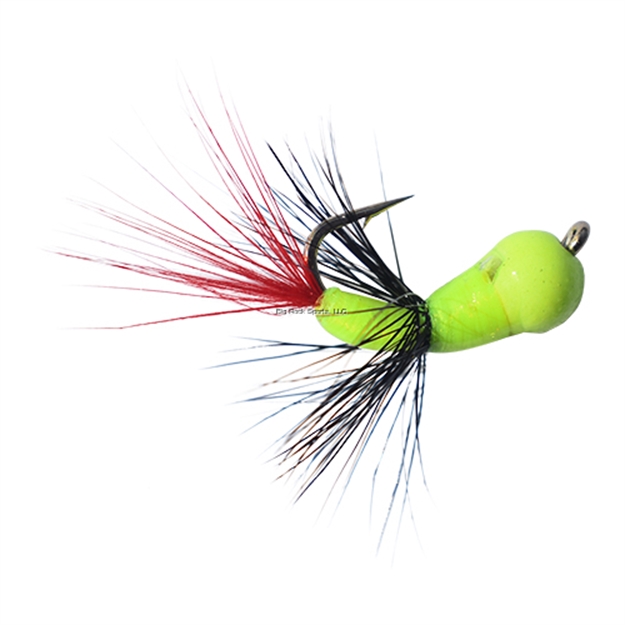 Picture of Kenders 5.5Mm #8 Hook Akua Flare Chartreuse Red