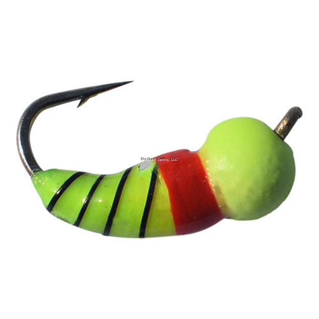 Picture of Kenders 5.5Mm #8 Hook Akua Skud Chartreuse Red