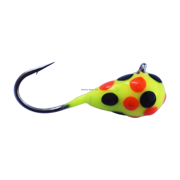 Picture of Kenders 5Mm - #12 Hook Glow Spotted Chartreuse Orange Black Tungsten Jig