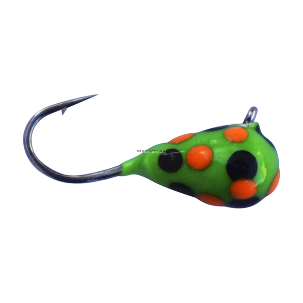 Picture of Kenders 5Mm - #12 Hook Glow Spotted Green Orange Black Tungsten Jig