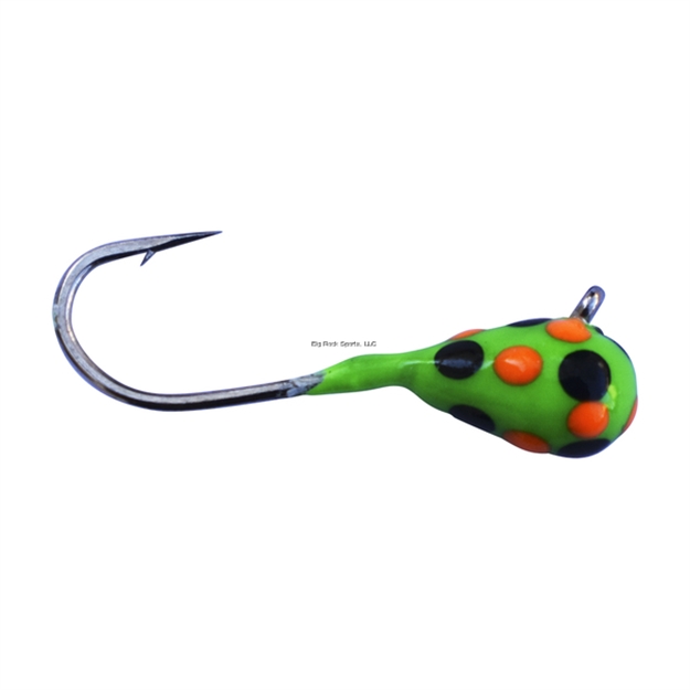 Picture of Kenders 6Mm - #8 Hook Glow Spotted Green Orange Black Tungsten Jig