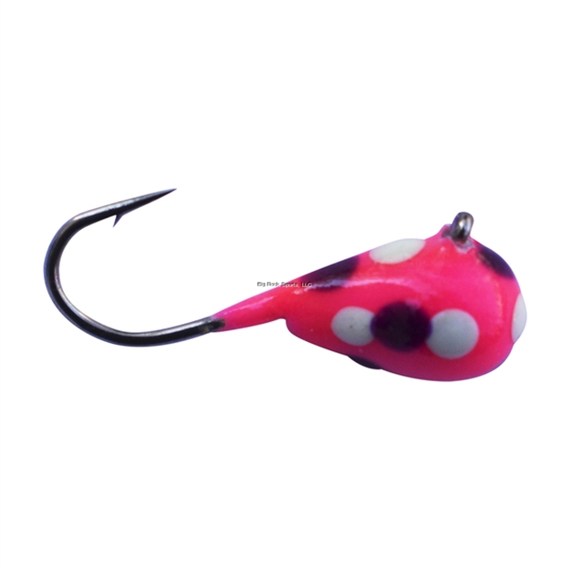 Picture of Kenders 6Mm - #8 Hook Glow Spotted Pink Puprle White Tungsten Jig
