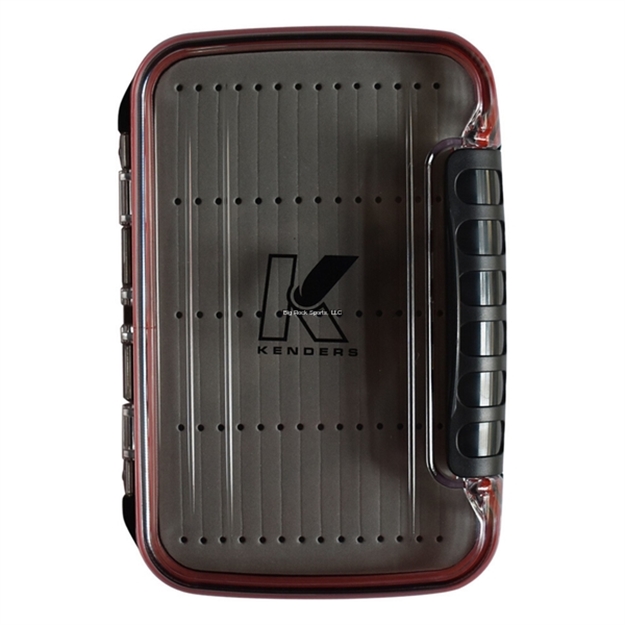 Picture of Kenders 6"X4"X1.5" Large Floating Waterproof Jig Box Clear Red Gasket