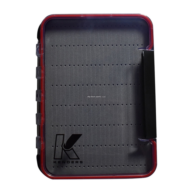 Picture of Kenders 9"X6"X1.5" Large Pad Floating Waterproof Jig Box Red Gasket