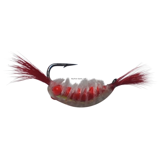 Picture of Kenders Red Eye Shrimp Series 1/32 OZ #8 Hook White Red