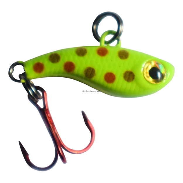 Picture of Kenders T-Rip Tungsten Mini Vibe Lure Chartreuse Wonderbread Glow 3/4" - #14 Treble Hook