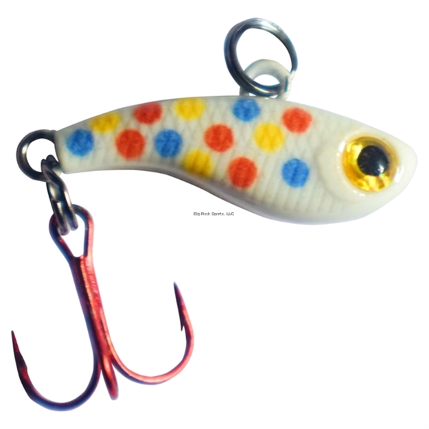 Picture of Kenders T-Rip Tungsten Mini Vibe Lure Wonderbread Glow 1/2" - #16 Treble Hook
