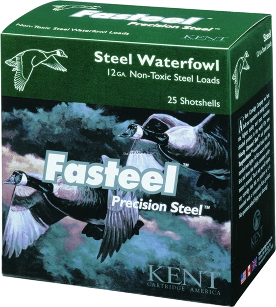 Picture of Kent Cartridge Fasteel Precision Steel Waterfowl Shotshell 12 Ga, 3 In, No. 4, 1-1/8 Oz, Max Dr, 1560 Fps