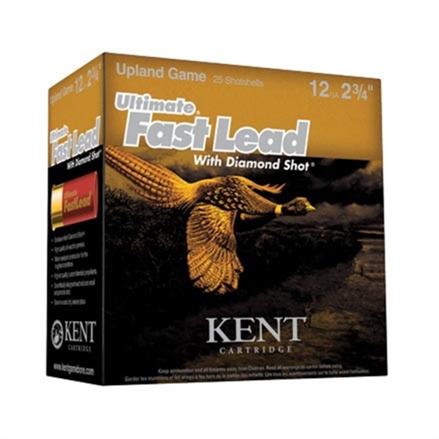 Picture of Kent Ammo Ultimate Fast Lead 12Ga 2 3/4In 4 1/4Dr 1400 Fps 1 1/2O
