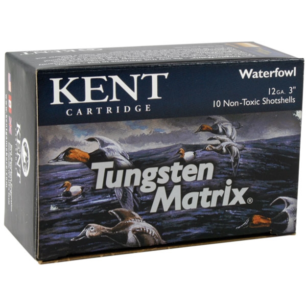 Picture of Kent Cartridge C123nt425 Tungsten Matrix Waterfowl 12 Gauge 3" 1-1/2 OZ 5 Shot 10 Bx/ 10 CS