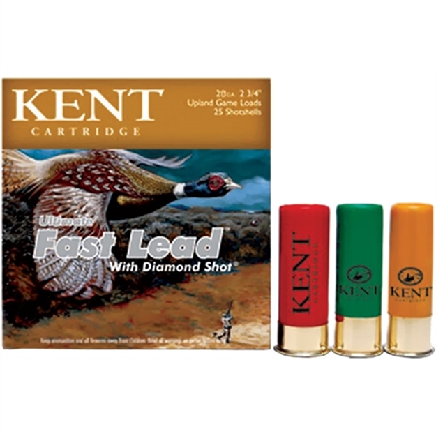 Picture of Kent Cartridge K202ufl2875 Ultimate Fast Lead 20Gauge 2.75" 1Oz 7.5Shot 25 Per Box/10 Case K202UFL28-7.5 656308402574
