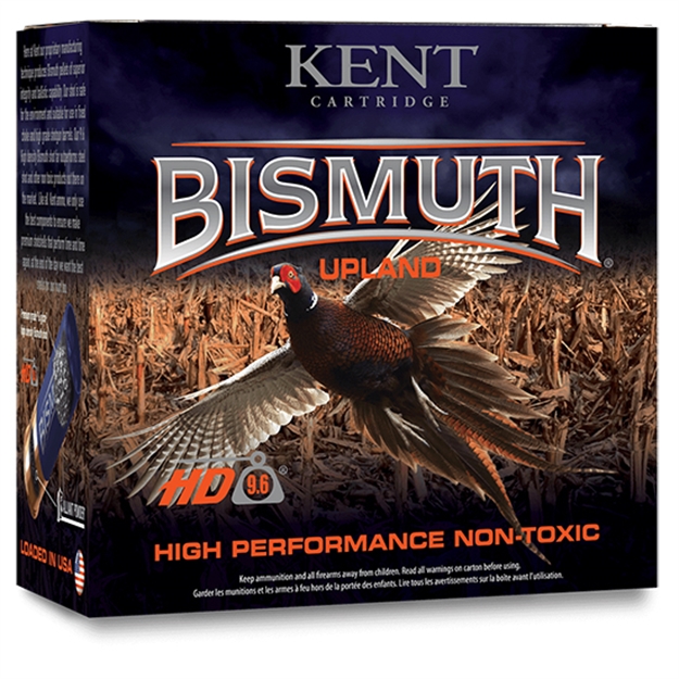 Picture of  Kent Cartridge B12u365 Bismuth Upland 12 Gauge 2.75" 1 1/4 OZ Bismuth 5 Shot 25 Per Box/10 Case