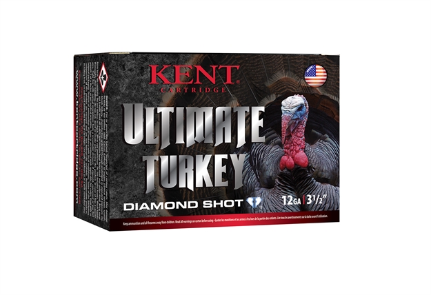 Picture of Kent Cartridge Ultimate Diamond Shot Turkey Shotshell 12 Ga, 3-1/2 In, No. 5, 2-1/4Oz, Max Dr, 1200 Fps C1235TK63-5