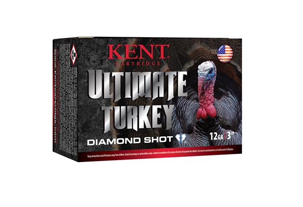 Picture of Kent Cartridge Ultimate Diamond Shot Turkey Shotshell 12 Ga, 3 In, No. 5, 2Oz, Max Dr, 1175 Fps, 10 Rnd Per Box C123TK56-5