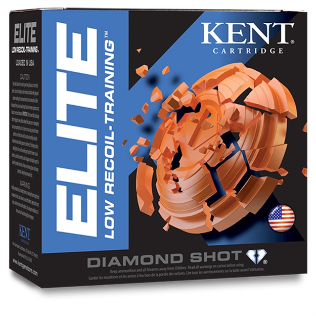 Picture of  Kent Cartridge E12l248 Elite Low Recoil-Training 12Gauge 2.75" 7/8Oz 8Shot 25 Per Box/10 Case 656308110028