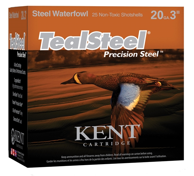 Picture of Kent Cartridge Kts203286 Teal Steel Waterfowl 20 Gauge 3" 1 OZ 6 Shot 25 Bx/ 250 CS