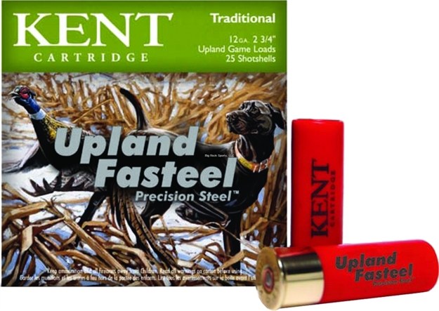 Picture of Kent Cartridge Fasteel Precision Steel Upland Shotshell 12 Ga, 2-3/4 In, No. 5, 1 Oz, Max Dr, 1450 Fps, 25 Rnd Per Box