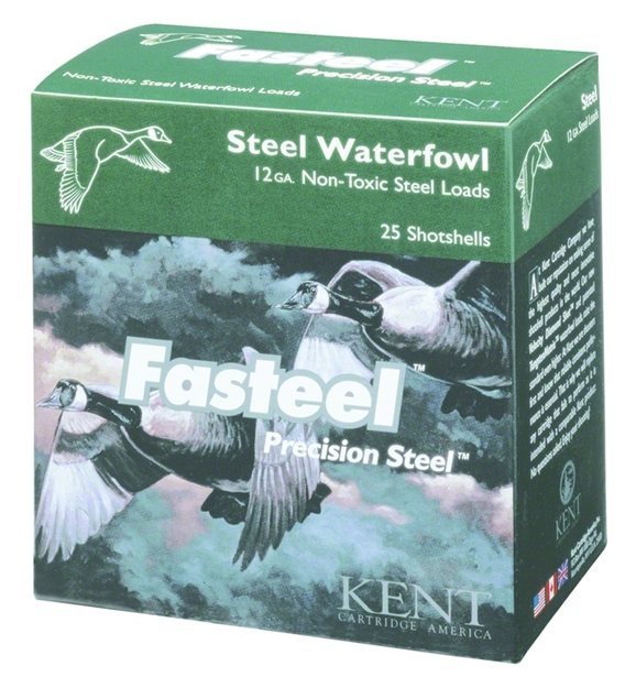 Picture of Kent Cartridge Fasteel Precision Steel Waterfowl Shotshell 12 Ga, 3 In, No. 1, 1-1/8 Oz, Max Dr, 1560 Fps