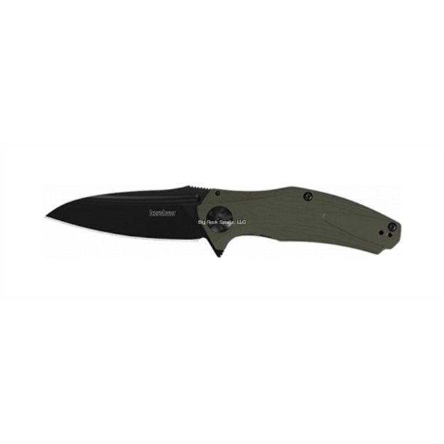 Picture of Kershaw Natrix-Xl Folding Knife, Black Oxide 3.75" Blade, G10 Handle, Manual Opening W/Flipper, Reversable Clip Box