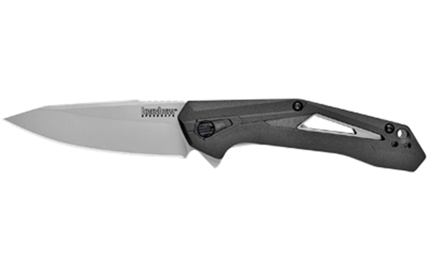 Picture of Kershaw Airlock-Speedsafe W/Flipper, 3.0", 4Cr14 Bead-Blasted Finish, Nylon Handle, Reversible Pocket Clip 1385 087171058405