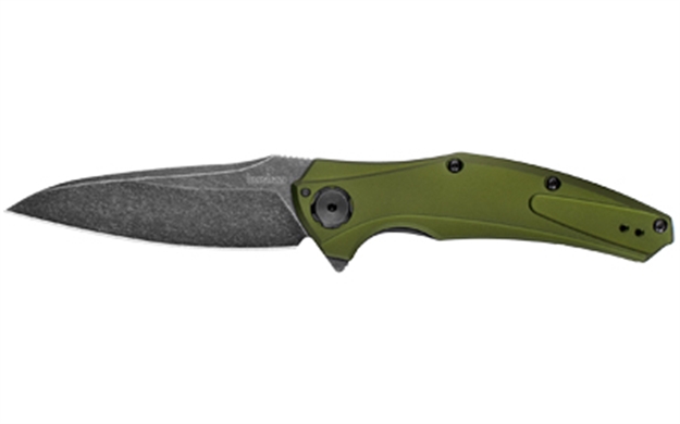 Picture of Kershaw Bareknuckle Folder 3.25 IN BW Olive Aluminum Handle