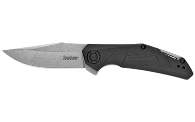 Picture of Kershaw Camshaft-Speedsafe W/Flipper,  3.0",4Cr14 Stonewashed, Nylon Handle, Reversible Deep Carry, Lanyard Hole 1370 087171057637