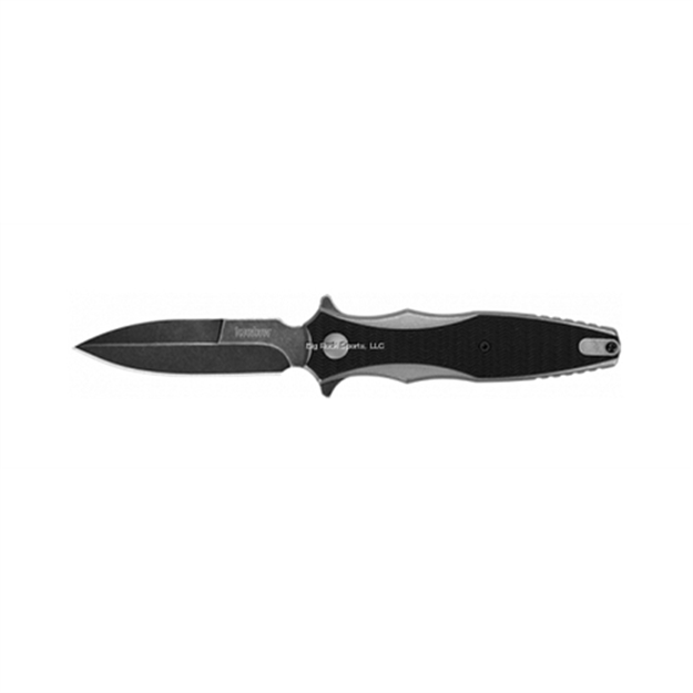 Picture of Kershaw Decimus Folding Knife-Clam Pack, Assisted Opening, Black-Oxide 3.25" Blade, Stonewashed Handle, Clam