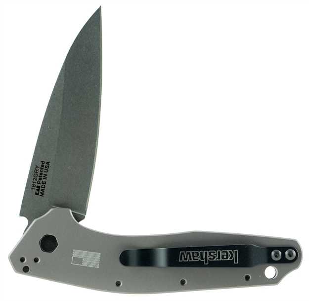 Picture of Kershaw Dividend 3" Pln Stnwash Gray