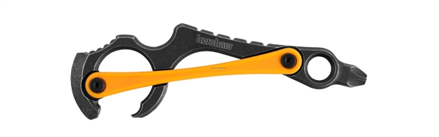 Picture of Kershaw Downforce, Multi-Tool, 3.5", Orange Handle, Phillips/Flathead Screwdrivers, Bottle Opener, Key Ring, Clam Pack