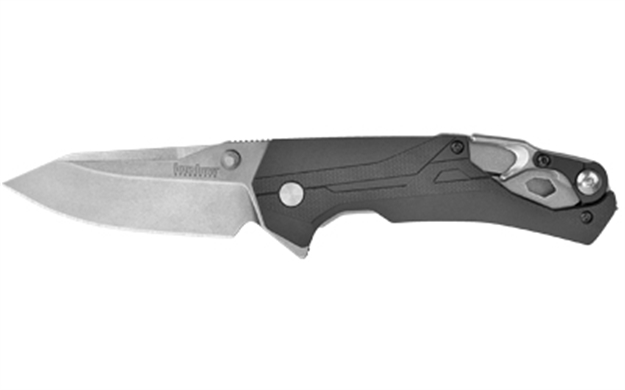 Picture of Kershaw Drivetrain Folding Knife, Assisted Speedsafe Opening, 3.2" Blade 7.6" Oal, W/ Seat Belt Cutter, Glass Breaker 8655