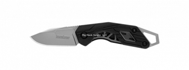 Picture of Kershaw Dude-Manual Opening, 1.6", 30R13 Bead Blasted Steel Finish, Glass Filled Nylon Handle, Flat Head Screwdriver, Clampack