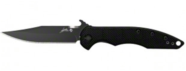 Picture of Kershaw Emerson Cqc-1K 3" Blade Folding Knife, Wave Shape/Thumb Disk Opening