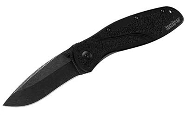Picture of Kershaw Blur Assisted Opening Folding Knife, 3.4" Blade, Blackwash 1670BW