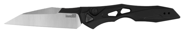 Picture of  Kershaw 7650 Launch 13 Automatic 3.50" Folding Wharncliffe Plain Black Cerakote W/Satin Grind Cpm 154 SS Blade, Black Anodized Aluminum Handle