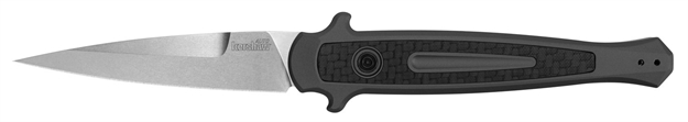 Picture of  Kershaw 7150 Launch 8 3.50" Folding Spear Point Plain Stonewashed Cpm 154 SS Blade Gray W/Insert Aluminum/Carbon Fiber Handle Includes Pocket Clip 087171055008