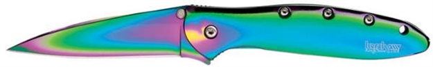 Picture of Kershaw Leek Rainbow Plain Edge