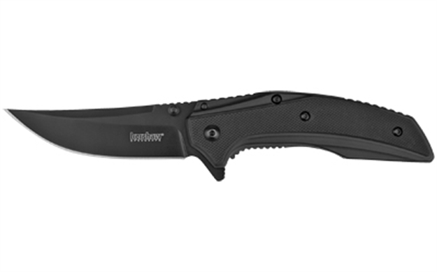Picture of Kershaw Outright-Back Speedsafe Folding Knife, 3", Black Pvc Coated Blade, Black Pvc Coated Handle, Frame Lock 8320BLK
