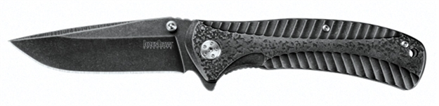 Picture of Kershaw Starter Assisted Opening Folding Knife, Blackwash, 3.5" Blade 1301BW 087171037646