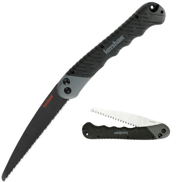 Picture of Kershaw Taskmaster Saw Folder 7.1 IN Serrated Blade Gfn Hndl