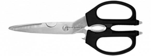 Picture of Kershaw Taskmaster Shears-3.5" Fixed Blade, Stainless Steel, Satin Finish, Glass Filled Nylon Handle, Nut Cracker, Cap Lifter